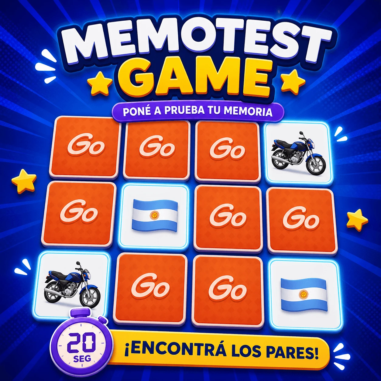 Juego interactivo Memory
